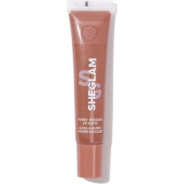 faces sheglam power bouquet lip gloss sunny sands shiny tinted moisturizing