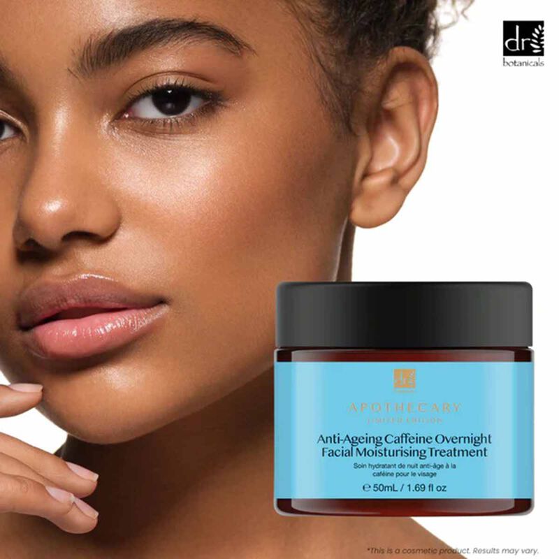 Anti aging Caffine Overnight Facial Moisturising Treatment dr. botanicals anti aging caffine overnight facial moisturising treatment