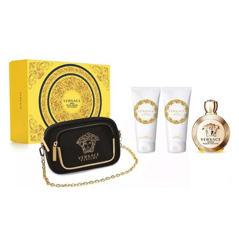 Eros Pour Femme Eau De Perfume Giftset 100 Ml + Shower Gel & Body Lotion 100Ml versace eros pour femme eau de perfume giftset 100 ml + shower gel & body lotion 100ml