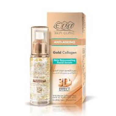 faces eva skin clinic gold collagen rejuvenating facial serum 30ml