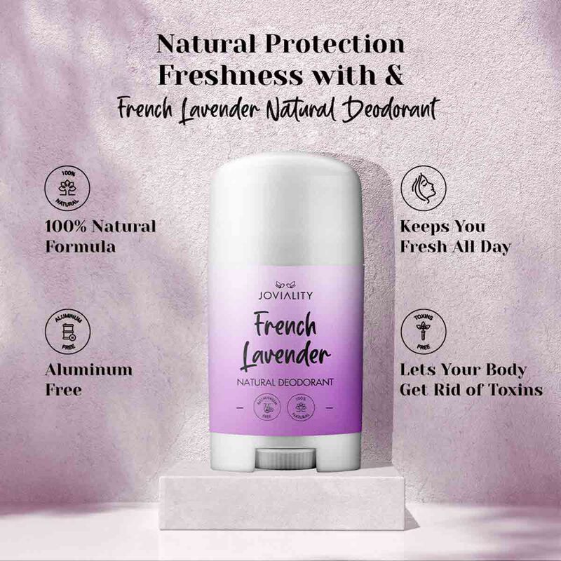 جوفياليتي مزيل رائحة العرق الطبيعي برائحة اللافندر
