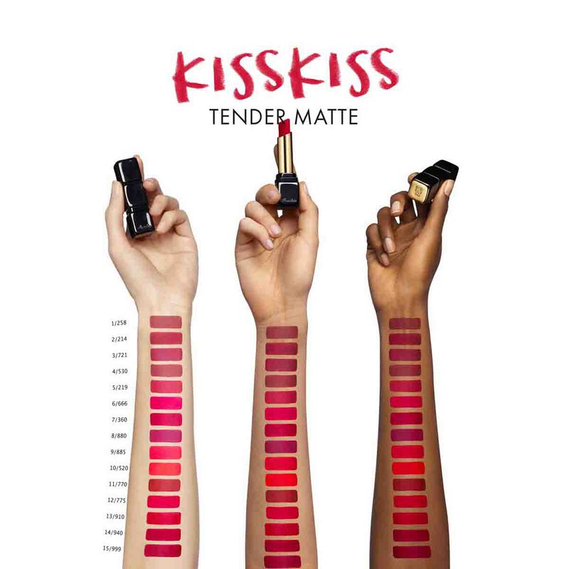 guerlain kisskiss tender matte