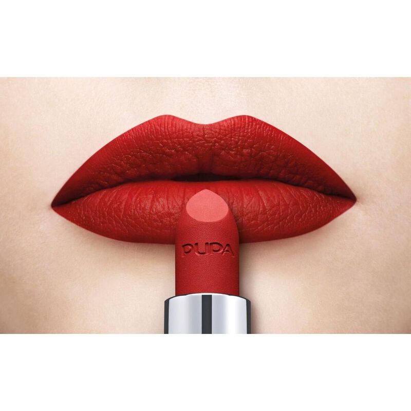 pupa i m matt 073 lipstick newirresistible burgundy