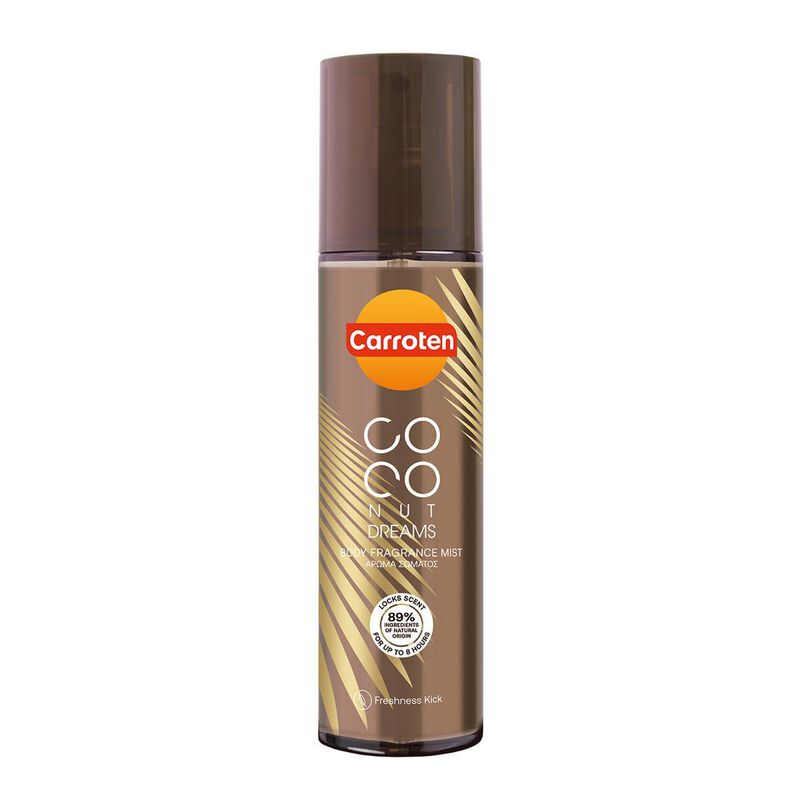 carroten carroten coconut dreams body fragrance mist 200ml
