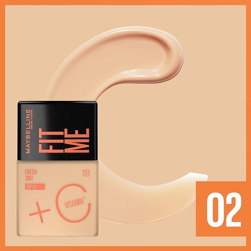 maybelline new york fit me tint shade 118