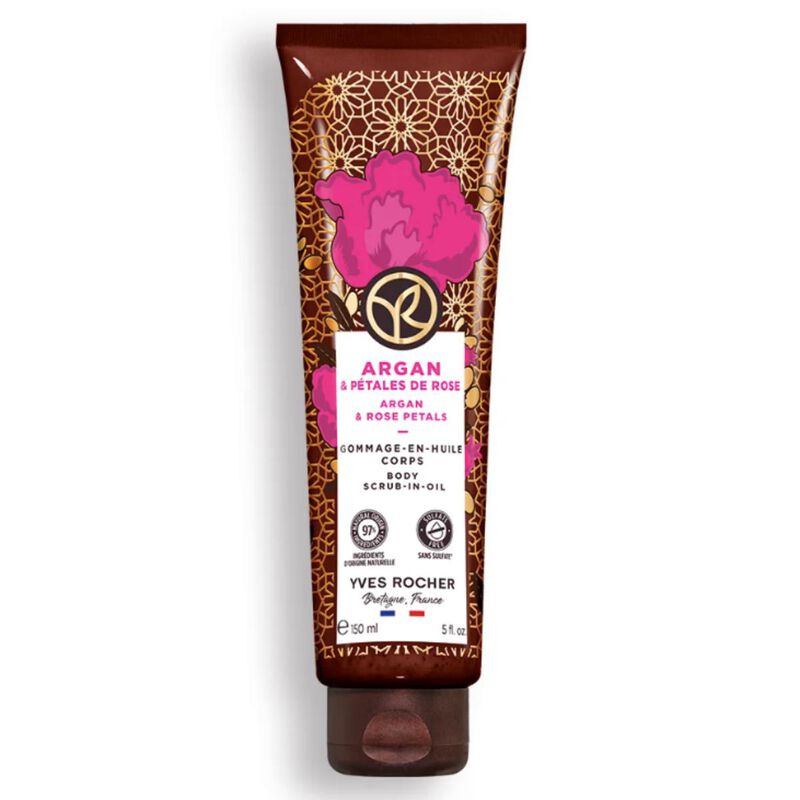 yves rocher argan and rose petals body scrubinoil