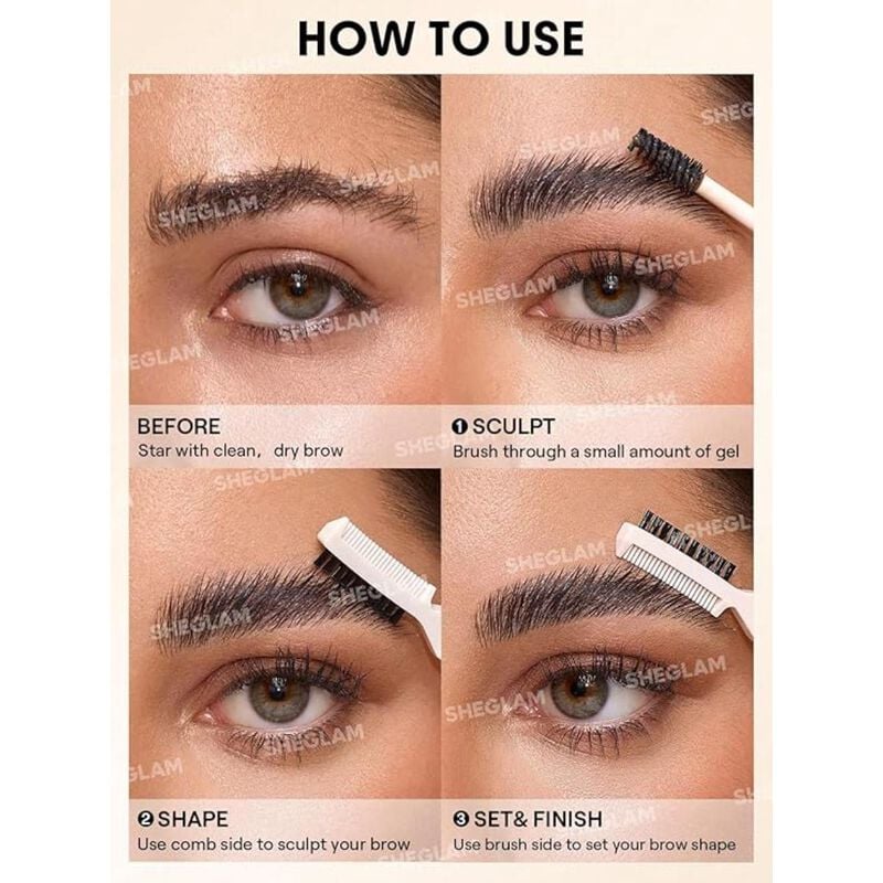 sheglam sheglam gropro nourishing lash serum clear brow