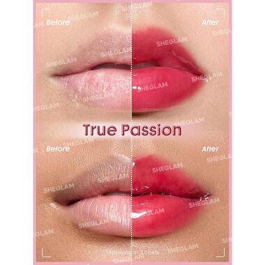 faces sheglam booster shine plumping lip gloss true passion