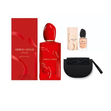 Sì Red Musk 100ml + Sì EDP 7ML + Pouch faces s red musk 100ml s edp 7ml pouch