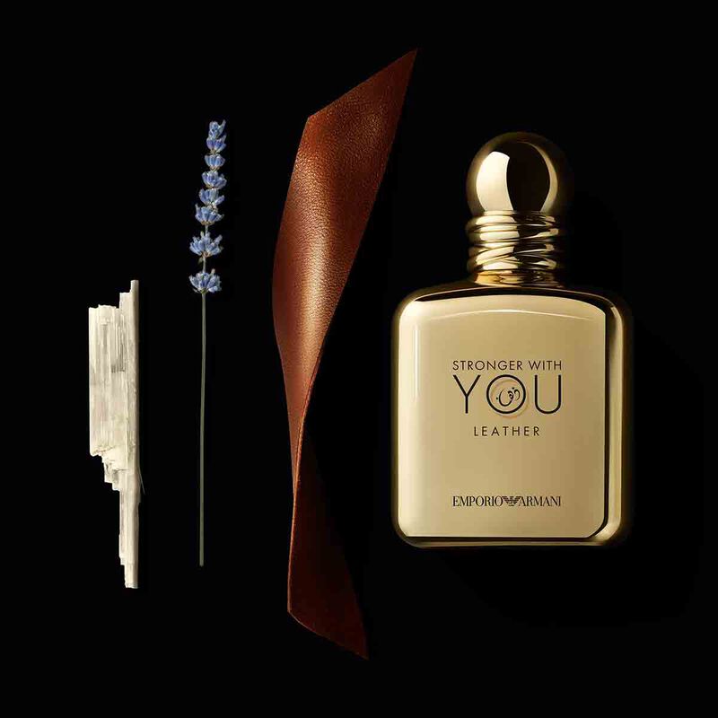 armani beauty stronger with you leather  eau de parfum