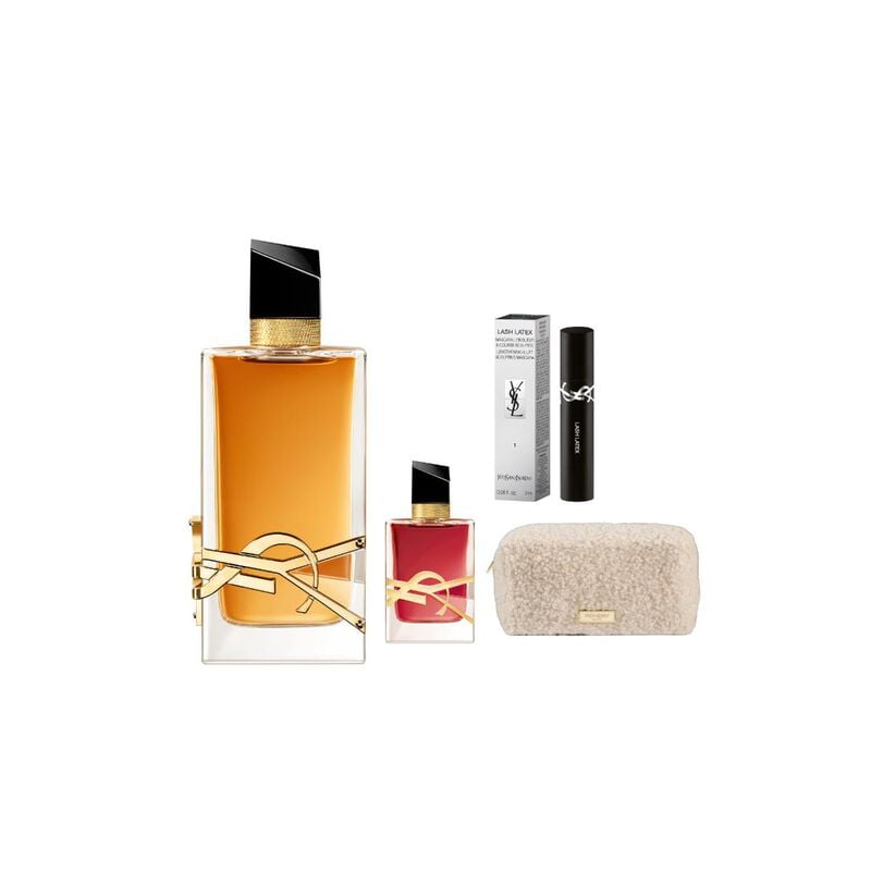 yves saint laurent libre intense 90ml + libre berry crush 7.5ml + mini mascara + pouch