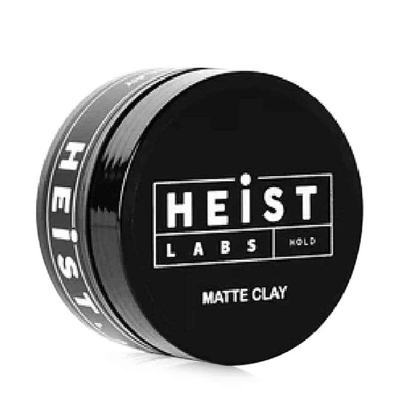 Heist Labs Matte Clay Strong Hold and Definition 100ml heist of london heist labs matte clay strong hold and definition 100ml
