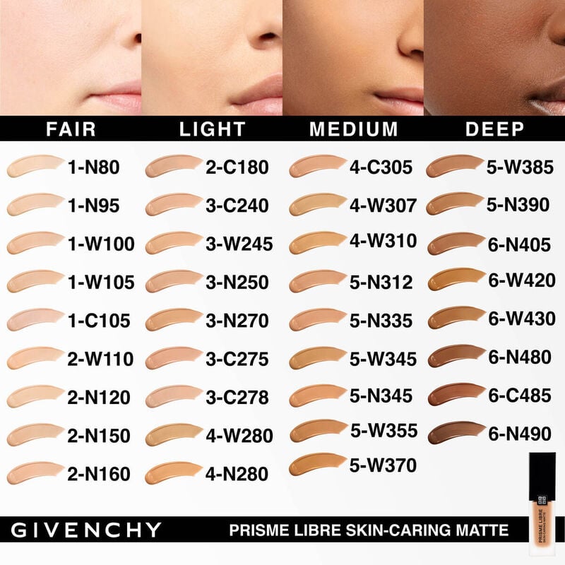 givenchy prisme libre skincaring matte foundation