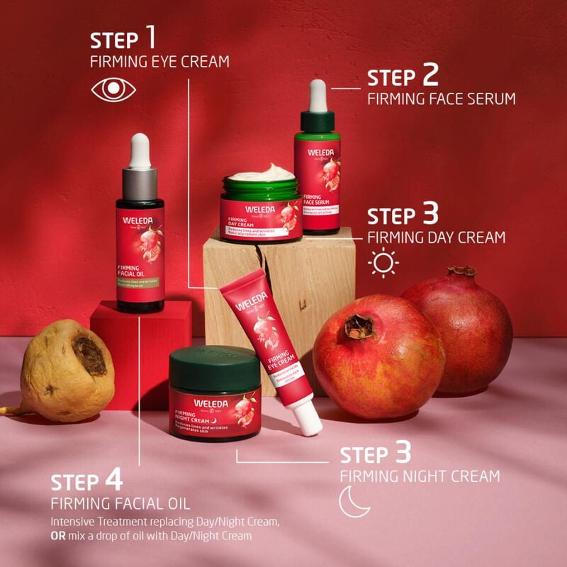 weleda weleda pomegranate & maca peptides firming day cream 40ml