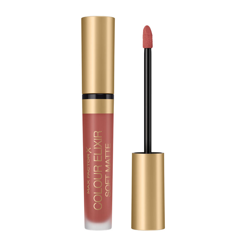 max factor colour elixir soft matte lipstick  010 muted russet
