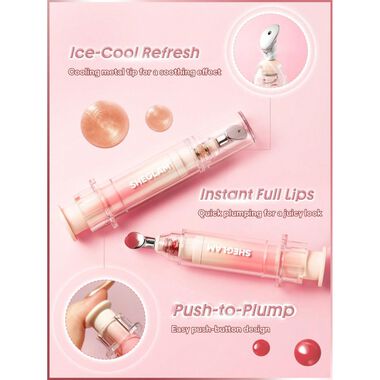 faces sheglam booster shine plumping lip gloss s pink flamingo