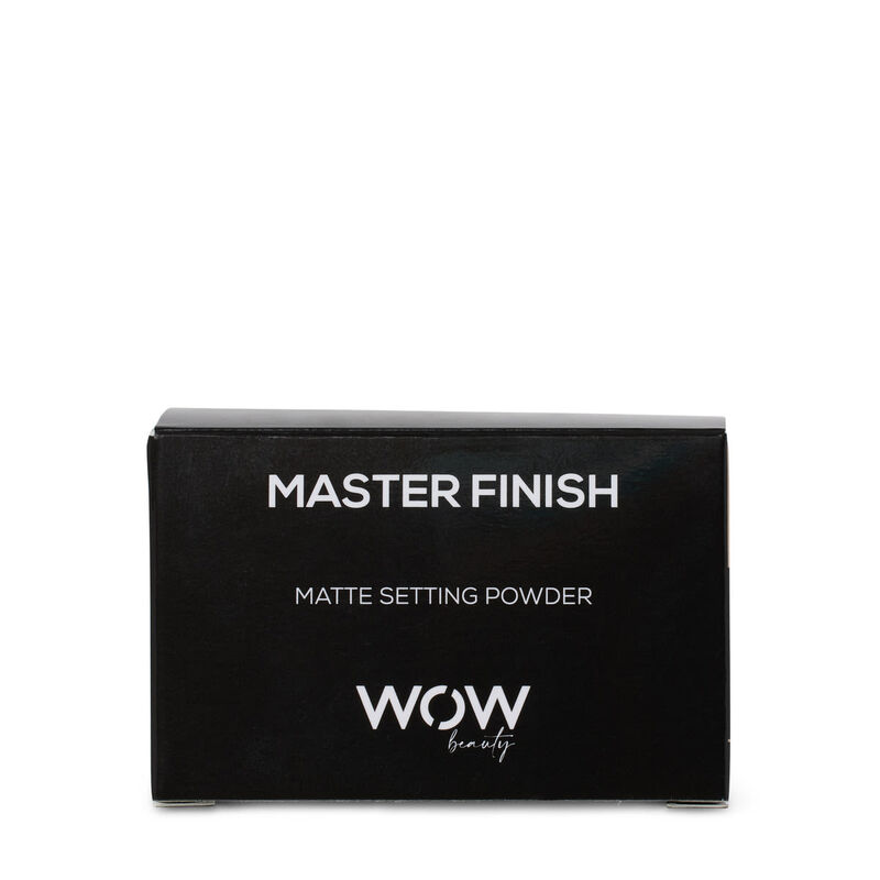 wow beauty master finish matte setting powder