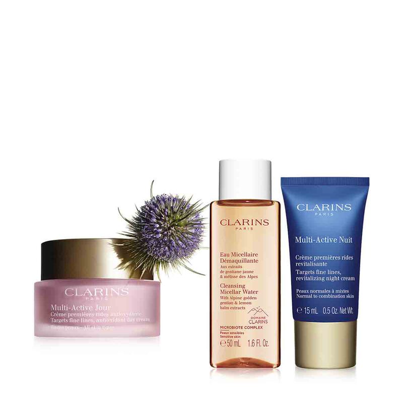 clarins multi active set