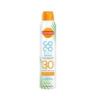 faces carroten coconut dreams sun care invisible spray spf30 200ml