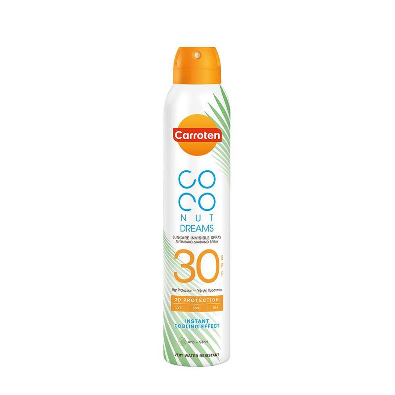 carroten carroten coconut dreams sun care invisible spray spf30200ml