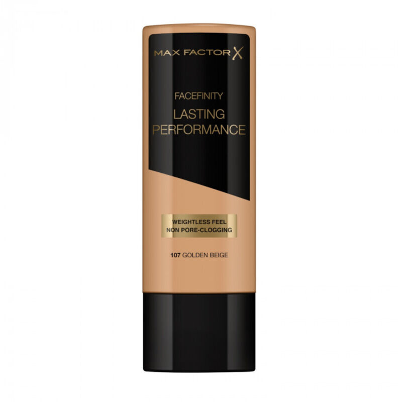 Foundation Facefinity Lasting Performance 107 Golden Beige max factor foundation facefinity lasting performance 107 golden beige