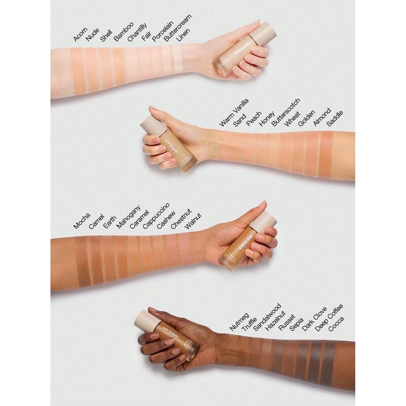 sheglam sheglam skinfinite hydrating foundation acorn