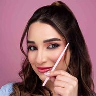 The Brow Boss Pencil faces the brow boss pencil