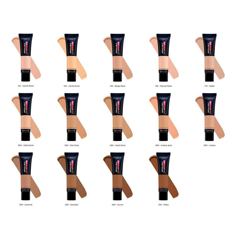 لوريال باريس كريم أساس انفاليبل مات كوفر