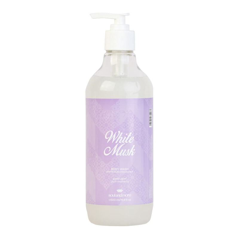 soul and more white musk showergel