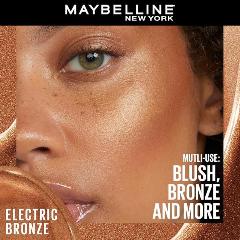 maybelline new york sunkisser liquid glow blush with vitamin e, 11 electric bronze