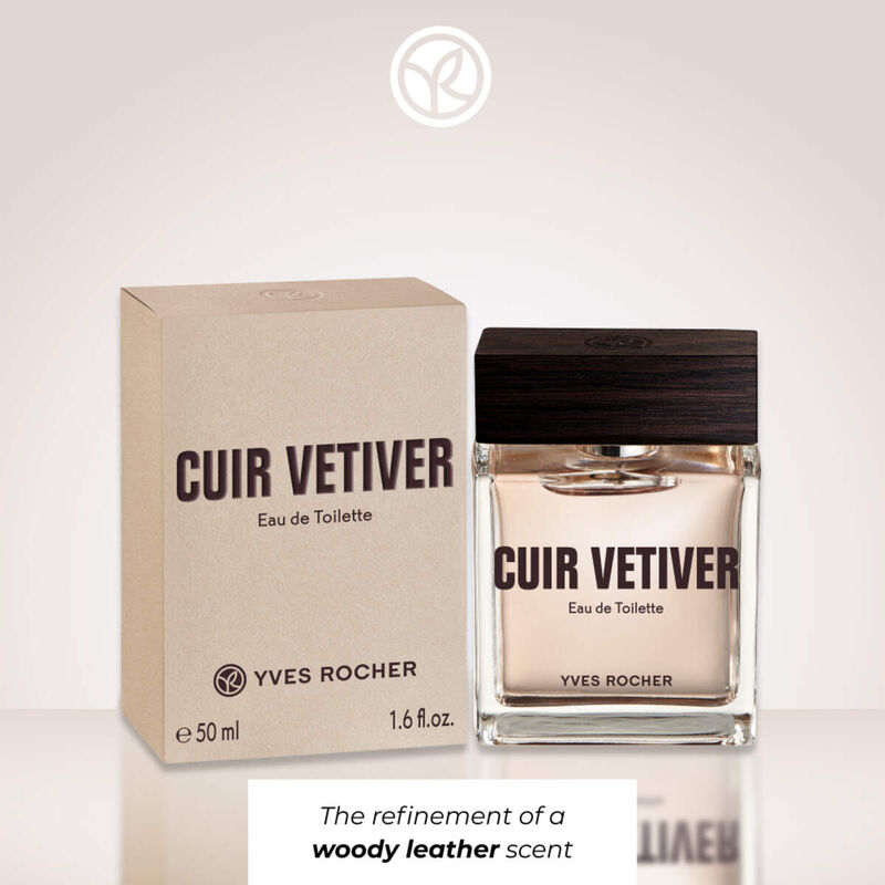 Cuir Vétiver Eau de Toilette yves rocher cuir vetiver eau de toilette
