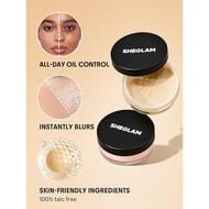 faces sheglam baked glow setting powder banana
