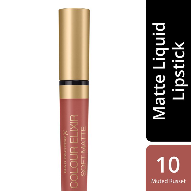 max factor colour elixir soft matte lipstick  010 muted russet