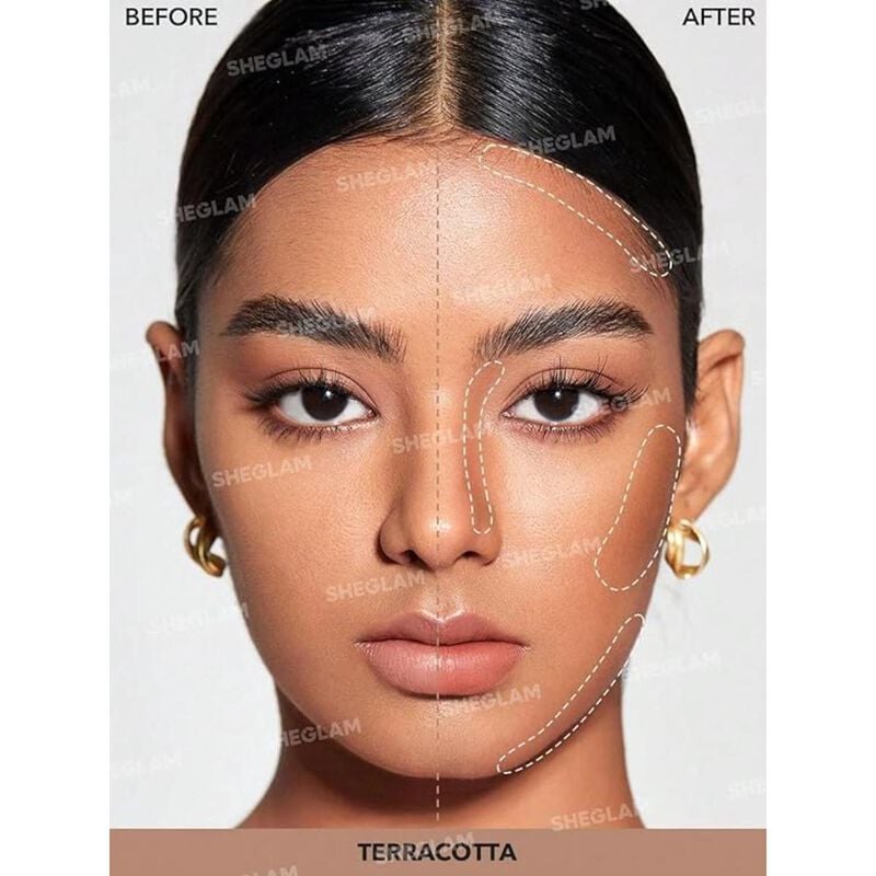 sheglam sheglam snatch 'n' define stick terracotta cream