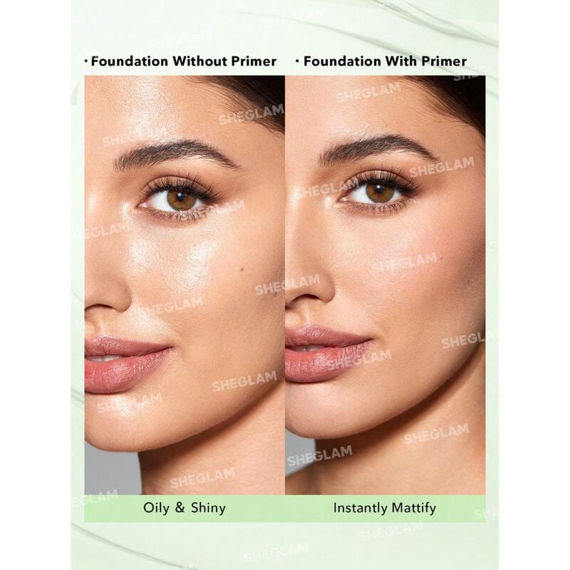 sheglam sheglam birthday skin primer invisible pore color correcting green