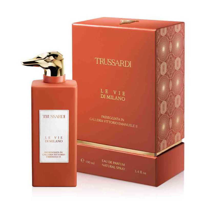 trussardi le vie di milano galleria vittorio emanuele eau de parfum 100ml