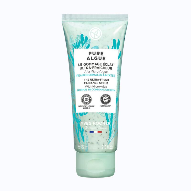 yves rocher pure algue the ultrafresh radiance scrub 75ml