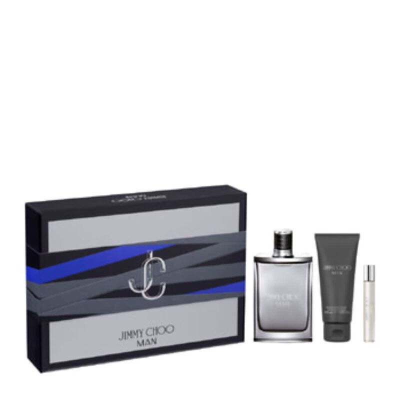 jimmy choo طقم جيمي شو مان ماء تواليت 100 مل + جل استحمام 100 مل + 7.5 مل عطر