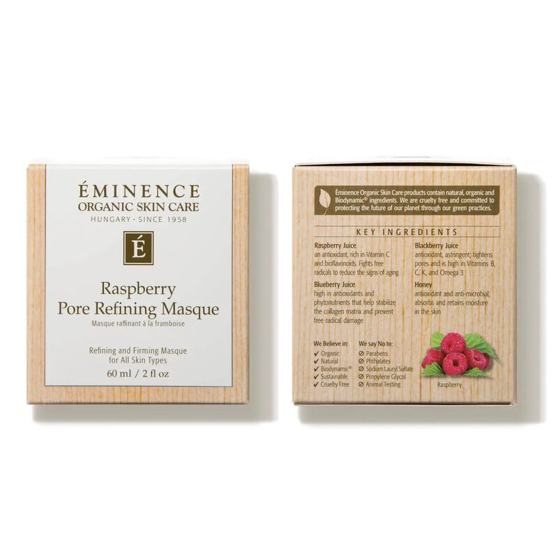 eminence organic skin care raspberry pore refining masque