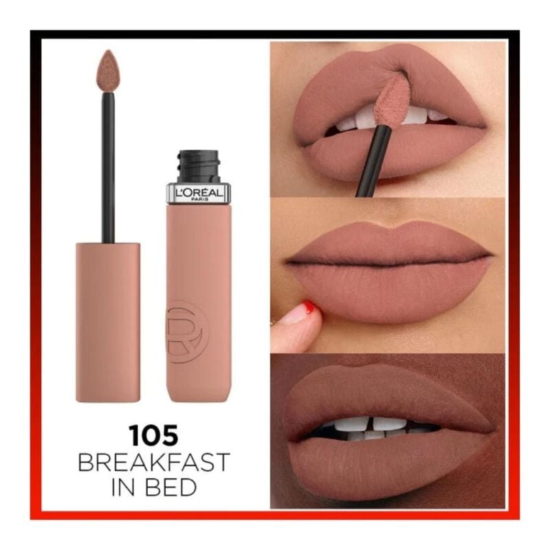 l'oreal paris matte.resist 105 breakfast in be