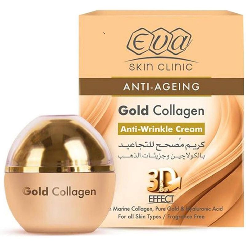 eva cosmetics eva skin clinic gold collagen antiwrinkle cream 50ml