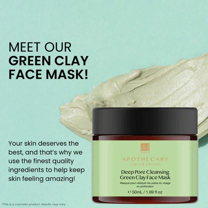 Deep Pore Cleansing Green Clay Face Mask dr. botanicals deep pore cleansing green clay face mask