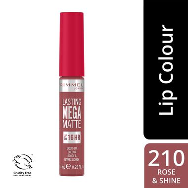 faces lasting mega matte liquid lip colour 210