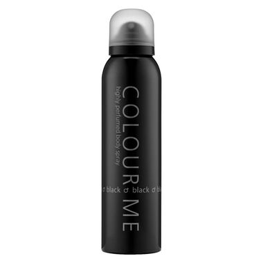 faces colour me body spray for men black 150ml