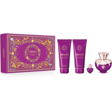 فيرساتشي ديلان بيربل أو دو بارفان 100 مل + جل استحمام ودش معطر 100 مل + لوشن جسم معطر 100 مل + عطر مصغر أو دو بارفان 5 مل faces فيرساتشي ديلان بيربل أو دو بارفان 100 مل جل استحمام ودش معطر 100 مل لوشن جسم معطر 100 مل عطر مصغر أو دو بارفان 5 مل