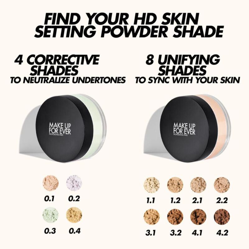 make up for ever hd skin setting powder  4.2