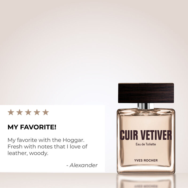 Cuir Vétiver Eau de Toilette yves rocher cuir vetiver eau de toilette