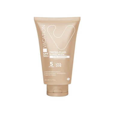 faces vacation tinted fluid sunscreen 50ml