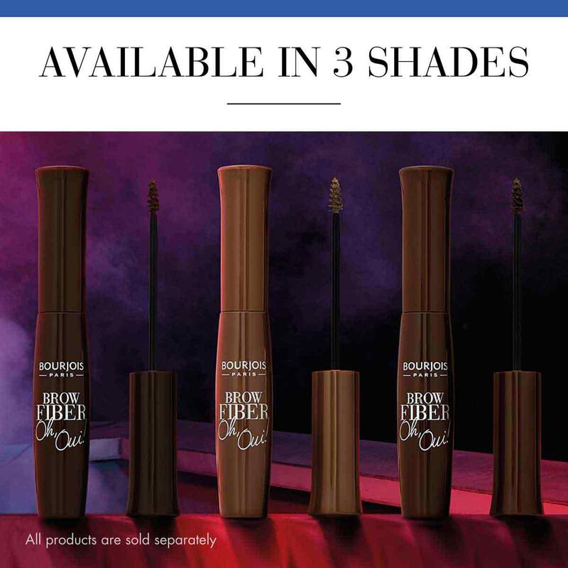 bourjois brow fiber oh oui! eyebrow fixing gel