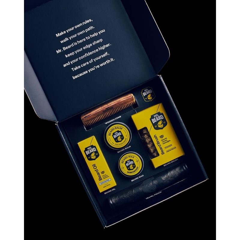 mr beard full beard grooming kit aroma